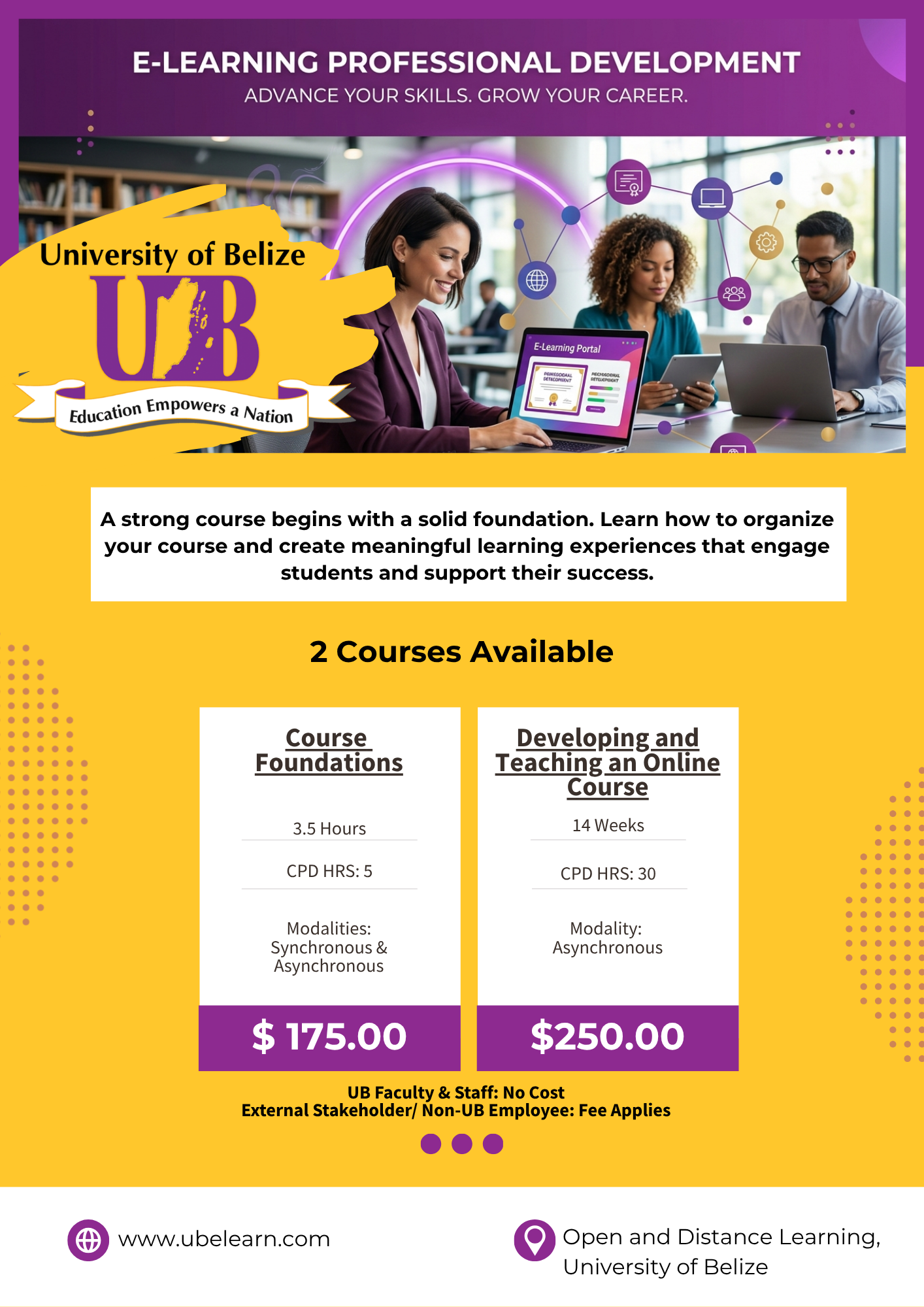 Course categories | University of Belize
